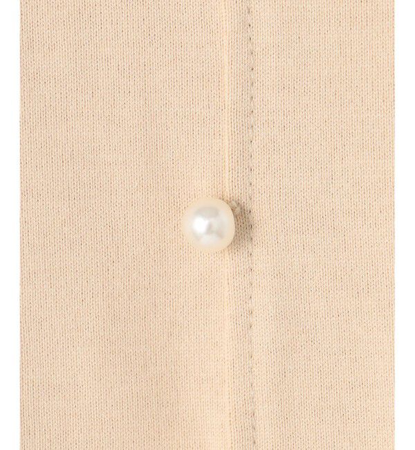 組曲「【洗える】バックパールフレアカットソー」|Tシャツ・カットソー|