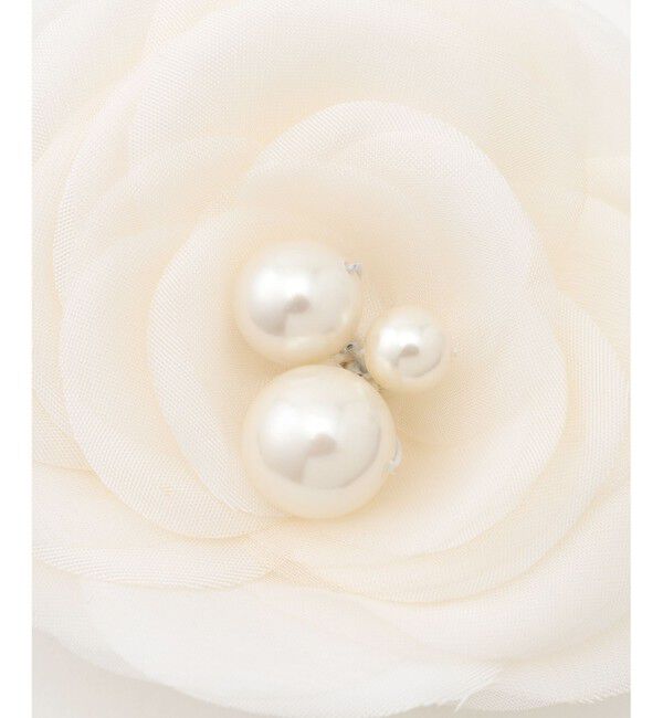 組曲「エアリーフラワーパールコサージュ」|ブローチ・コサージュ|