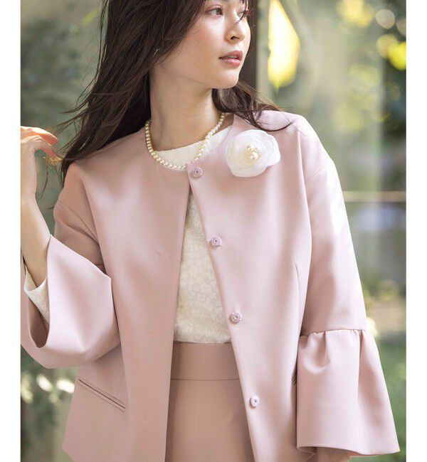 組曲「エアリーフラワーパールコサージュ」|ブローチ・コサージュ|