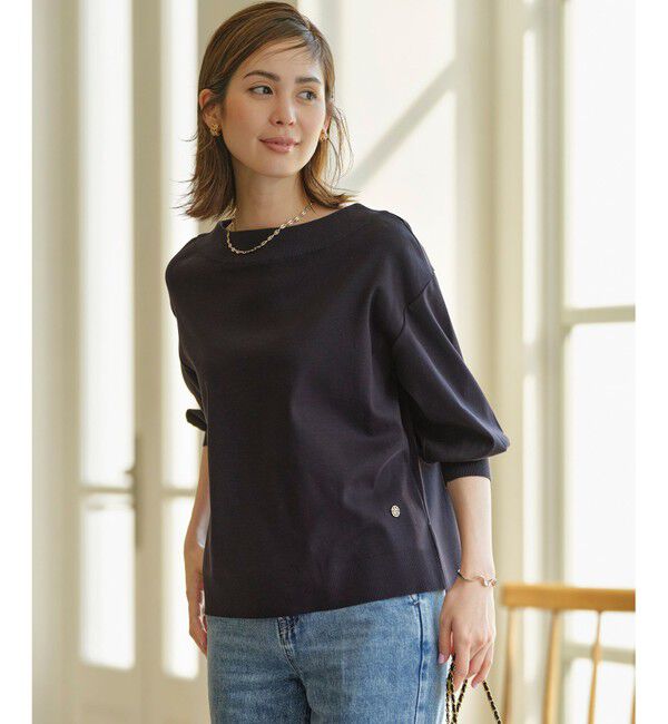 組曲「【WEB限定】セーターマシーン リラクシーニットTシャツ」|Tシャツ・カットソー|