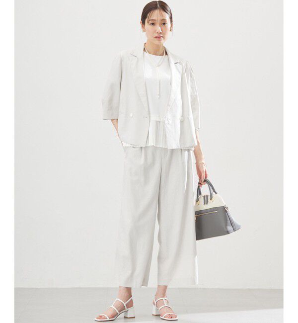 組曲「クールプレーティング天竺プリーツ カットソー」|Tシャツ・カットソー|