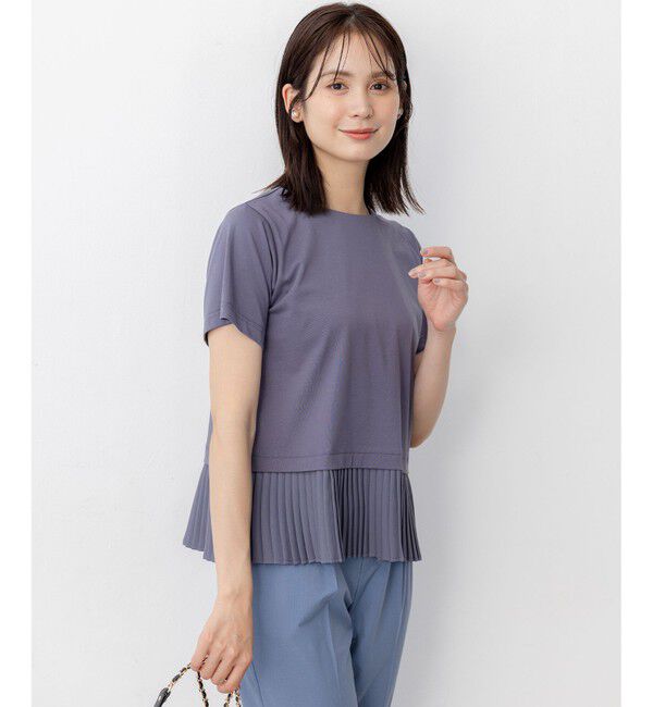 組曲「クールプレーティング天竺プリーツ カットソー」|Tシャツ・カットソー|