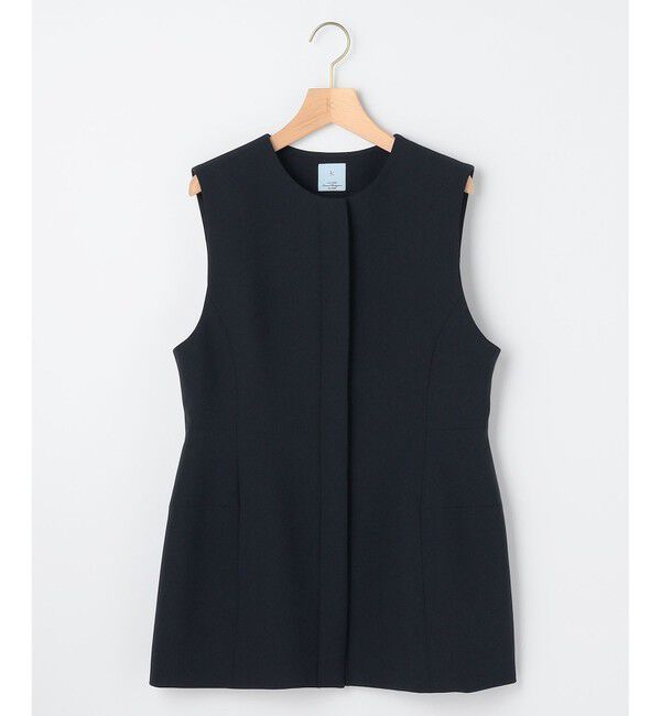 組曲「【KUMIKYOKU NAVY】コンフォータブルドレープ ジレ」|ベスト・ジレ|