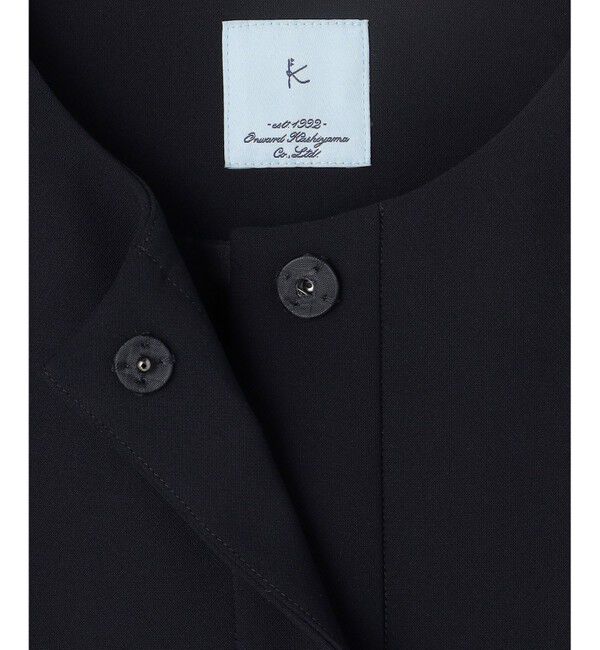 組曲「【KUMIKYOKU NAVY】コンフォータブルドレープ ジレ」|ベスト・ジレ|