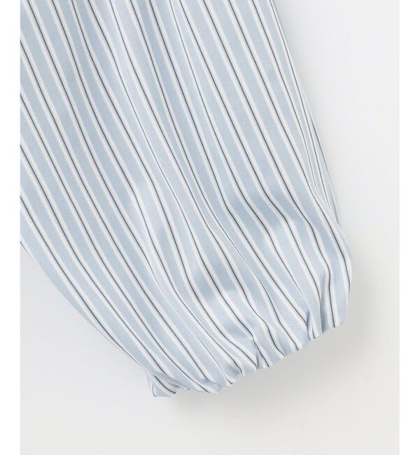 自由区「【XSサイズ～/洗える】ストレッチシャーティング ブラウス」|Tシャツ・カットソー|