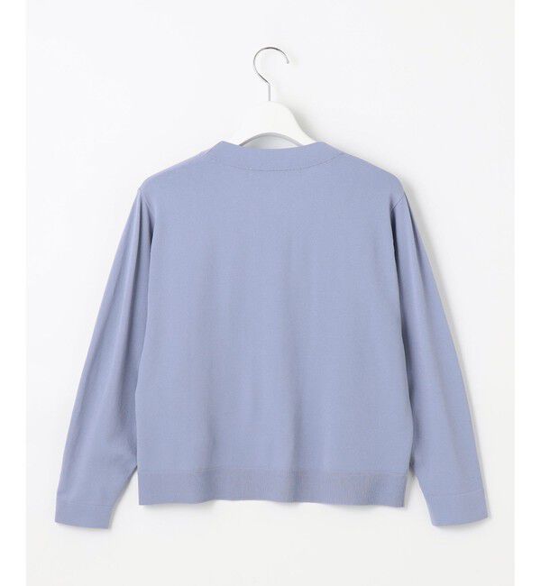 自由区「【洗える・XSサイズあり】クレープストレッチ カーディガン」|カーディガン|