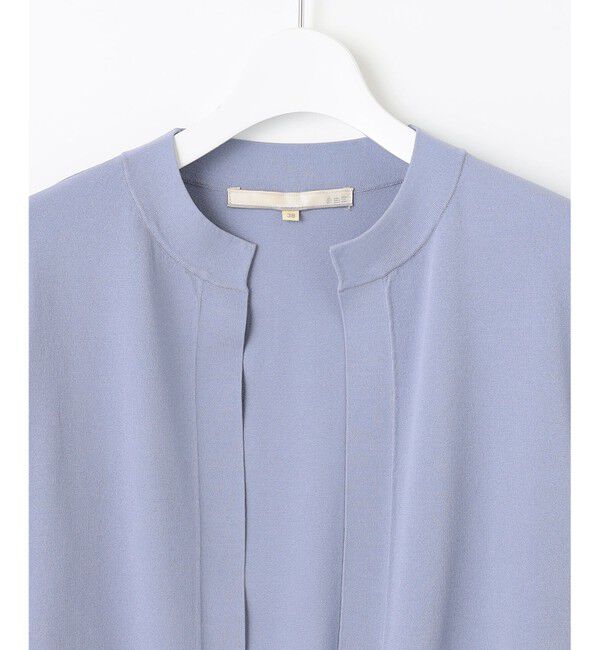 自由区「【洗える・XSサイズあり】クレープストレッチ カーディガン」|カーディガン|