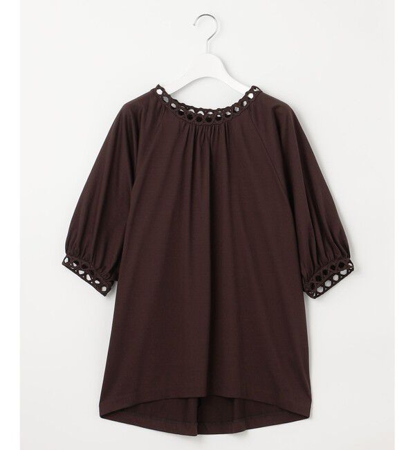 自由区「【洗える】コード刺繍 カットソー」|Tシャツ・カットソー|