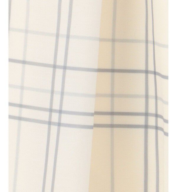 自由区「【SHIHOさん着用・洗える】エアリーウィンドウペンチェックプリント スカート」|スカート|