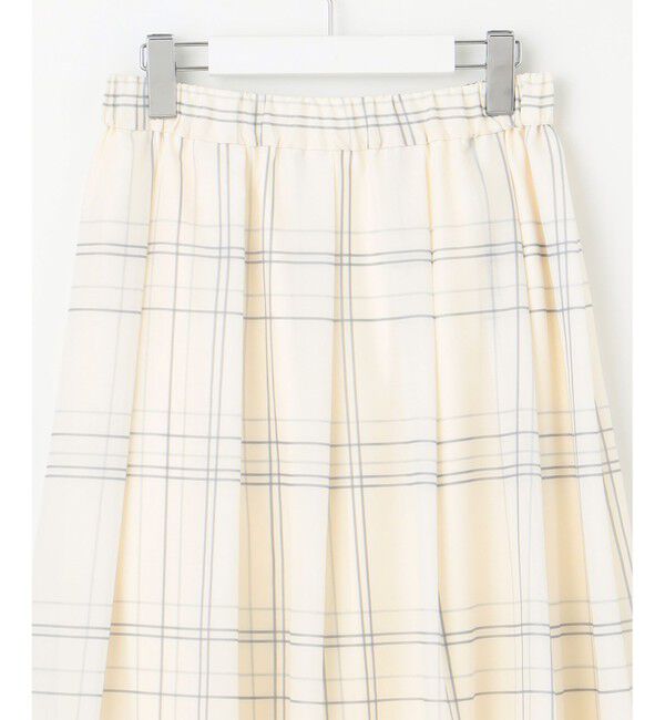 自由区「【SHIHOさん着用・洗える】エアリーウィンドウペンチェックプリント スカート」|スカート|