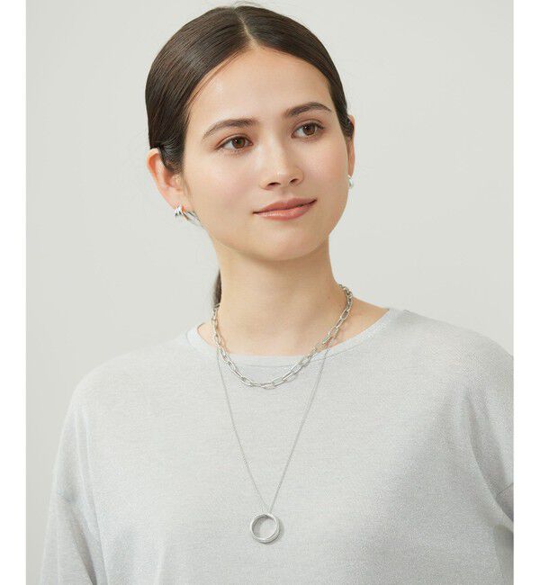 自由区「ダブルチェーンリング ネックレス」|ネックレス|ﾏｯﾄｼﾙﾊ