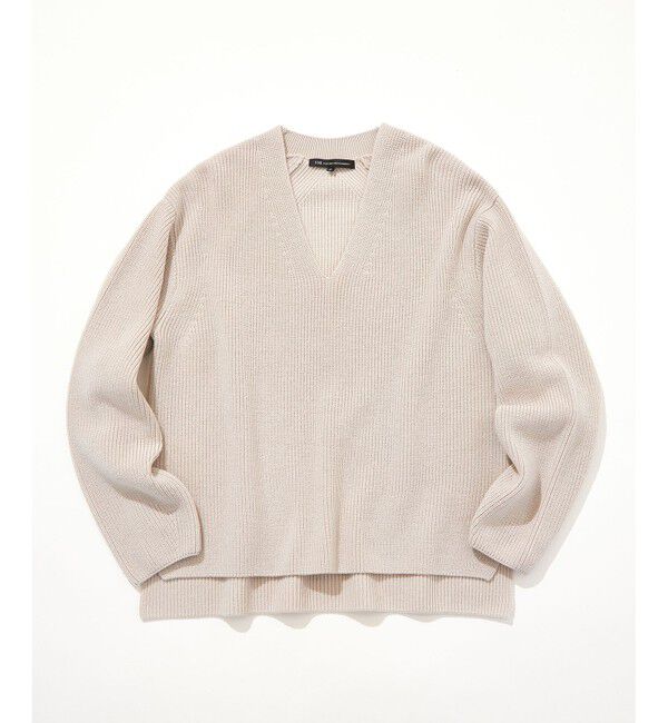 23区「【洗える】ウールミドルゲージ Vネック ニット」|ニット・セーター|