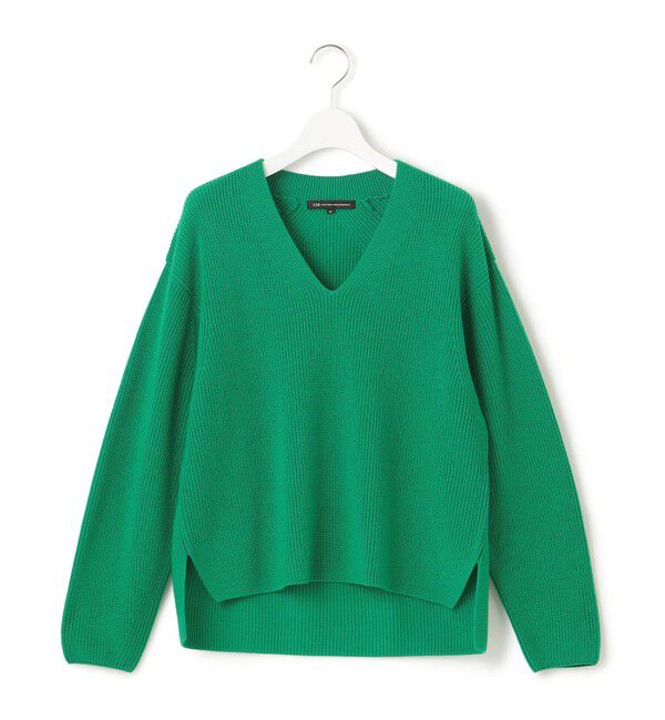 23区「【洗える】ウールミドルゲージ Vネック ニット」|ニット・セーター|