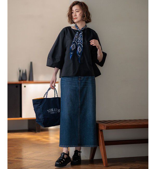 23区「【Oggi3月号掲載/新色追加/洗える】23区DENIM ストレッチ デニムスカート」|スカート|