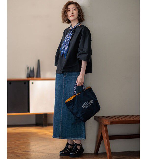 23区「【Oggi3月号掲載/新色追加/洗える】23区DENIM ストレッチ デニムスカート」|スカート|