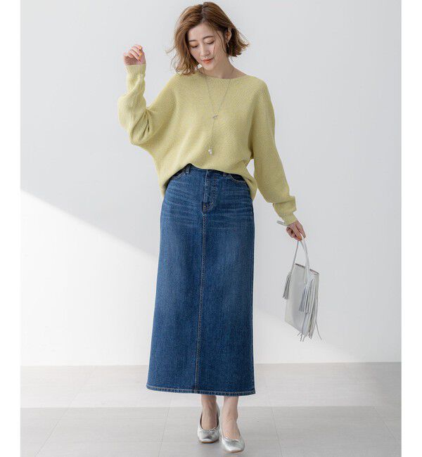 23区「【Oggi3月号掲載/新色追加/洗える】23区DENIM ストレッチ デニムスカート」|スカート|