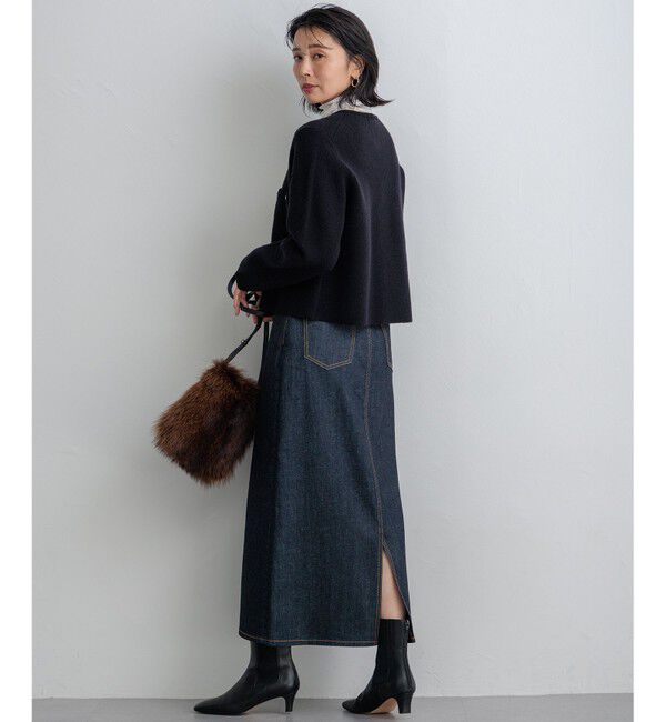 23区「【Oggi3月号掲載/新色追加/洗える】23区DENIM ストレッチ デニムスカート」|スカート|