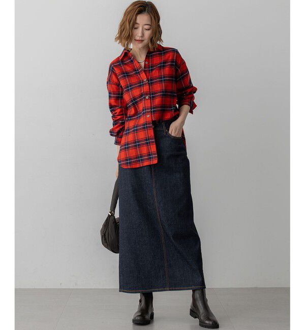 23区「【Oggi3月号掲載/新色追加/洗える】23区DENIM ストレッチ デニムスカート」|スカート|