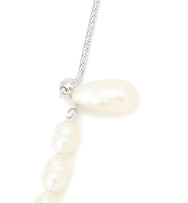 23区「【APPLAUDIR】ガラスパール チェーンコンビ ネックレス」|ネックレス|