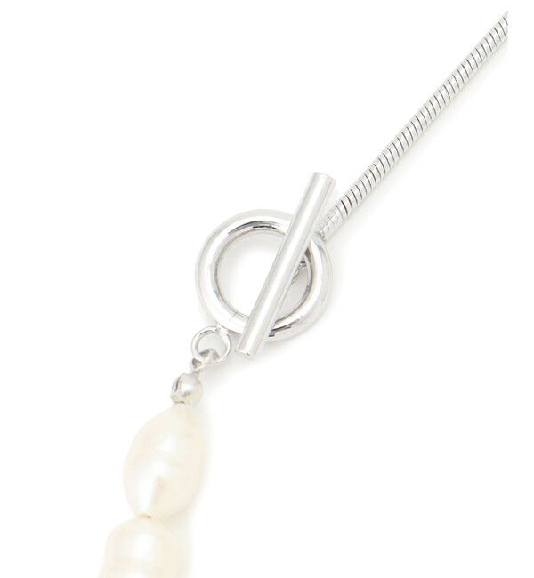 23区「【APPLAUDIR】ガラスパール チェーンコンビ ネックレス」|ネックレス|