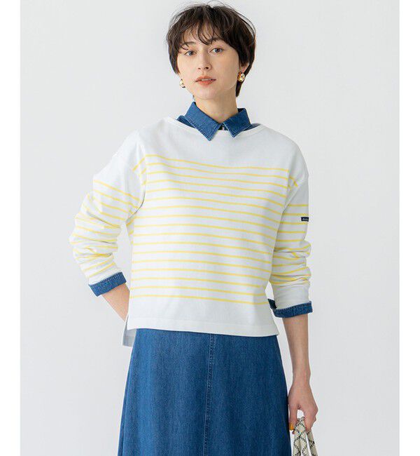 23区「【洗える】Armor-lux スムース パネルボーダー カットソー」|Tシャツ・カットソー|ｵﾌ&times;ﾚﾓﾝｲ