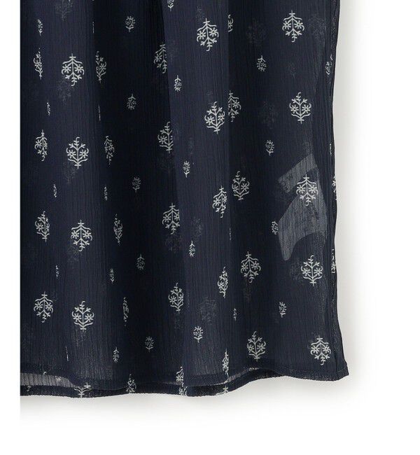 23区「【SLOW/一部店舗限定】クレープ フラワープリント ブラウス」|シャツ・ブラウス|