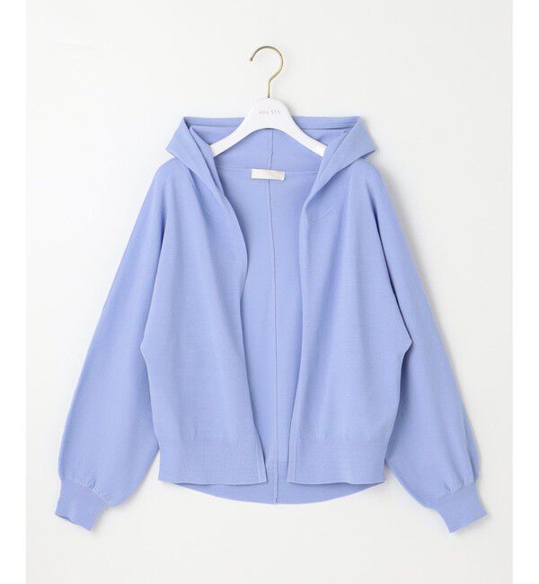 any SiS「【接触冷感・UVケア】ニットフーディー カーディガン」|カーディガン|