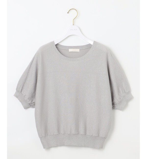any SiS「【洗える】ドルマンスリーブラメ ニット」|ニット・セーター|