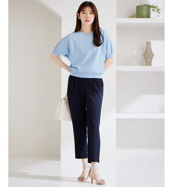 any SiS「【洗える】ドルマンスリーブラメ ニット」|ニット・セーター|