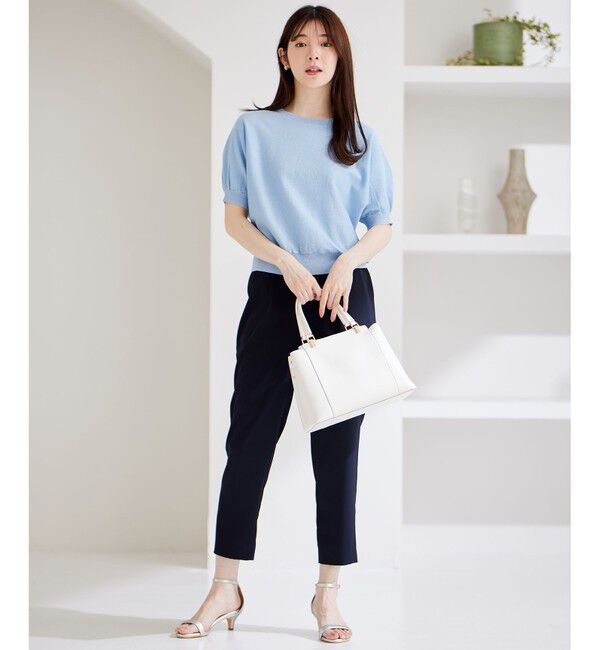 any SiS「【洗える】ドルマンスリーブラメ ニット」|ニット・セーター|