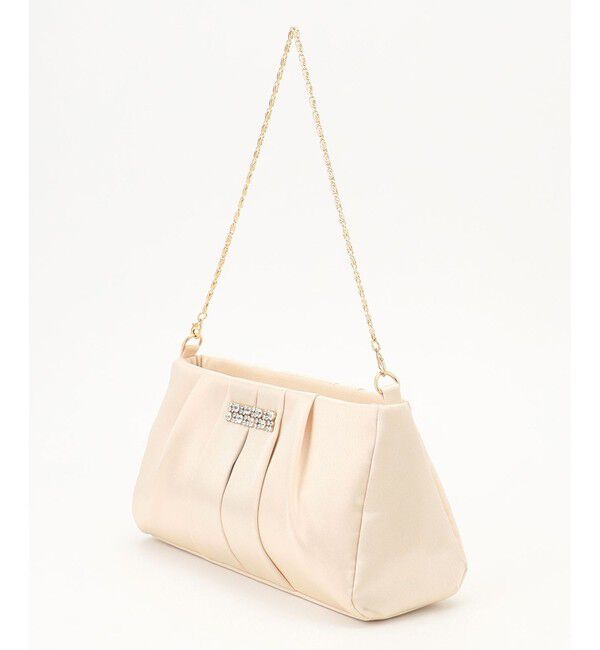 any SiS「【2WAY】ビジュー調タック パーティバッグ」|ショルダー・メッセンジャー|