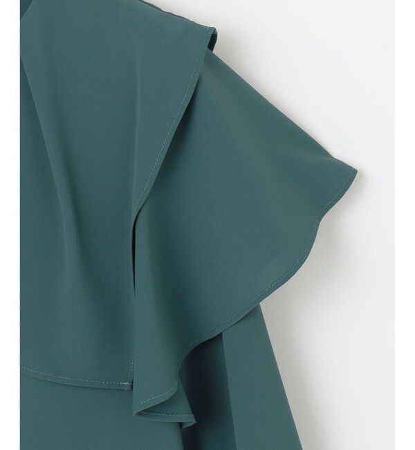 ANY SIS「【洗える】スクエアラッフルカラー ブラウス」|シャツ・ブラウス|