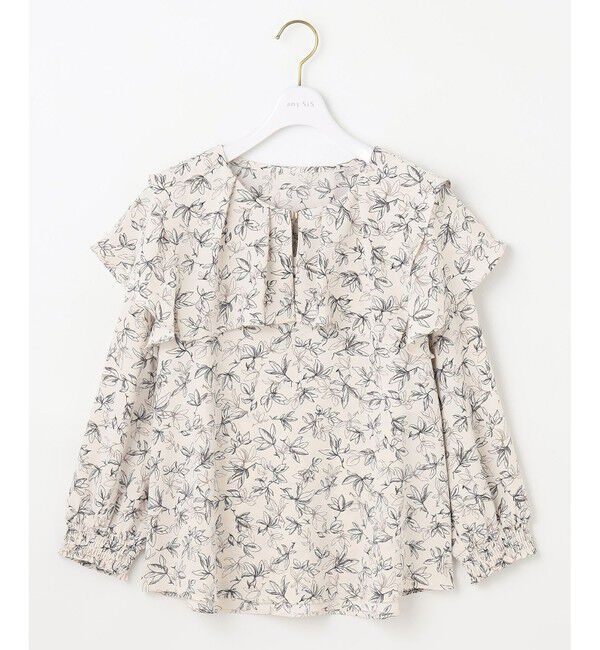 ANY SIS「【洗える】スクエアラッフルカラー ブラウス」|シャツ・ブラウス|