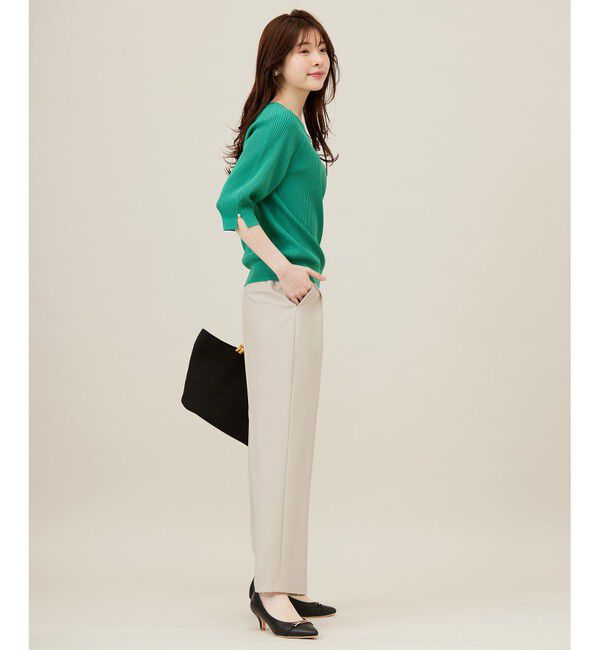 ANY SIS「【UVカット・洗える】コクーンスリーブ プルオーバー」|ニット・セーター|