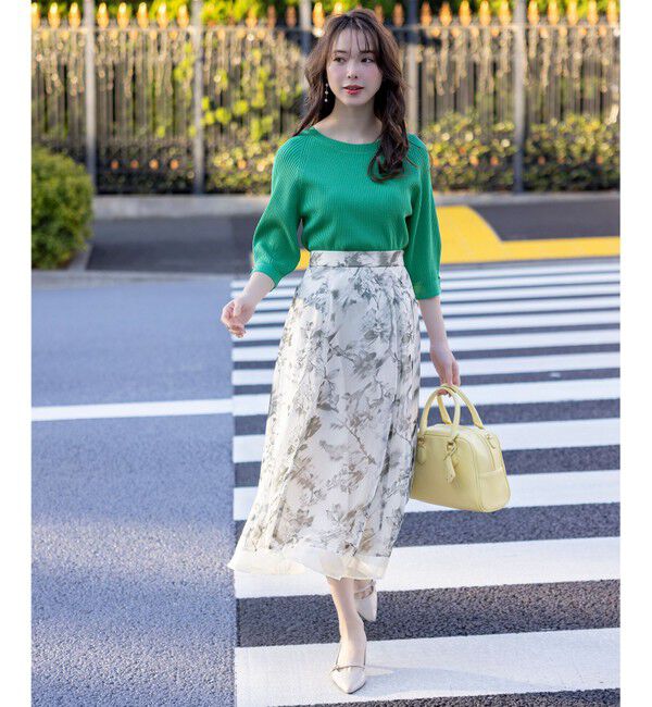 ANY SIS「【UVカット・洗える】コクーンスリーブ プルオーバー」|ニット・セーター|