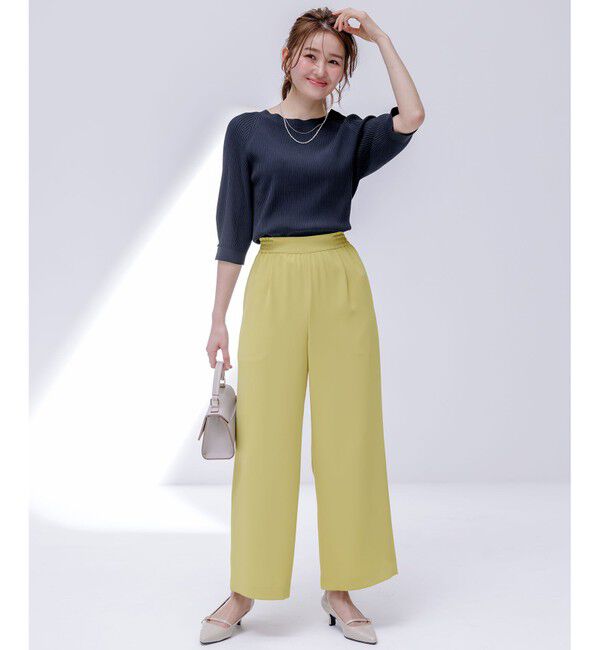 ANY SIS「【UVカット・洗える】コクーンスリーブ プルオーバー」|ニット・セーター|