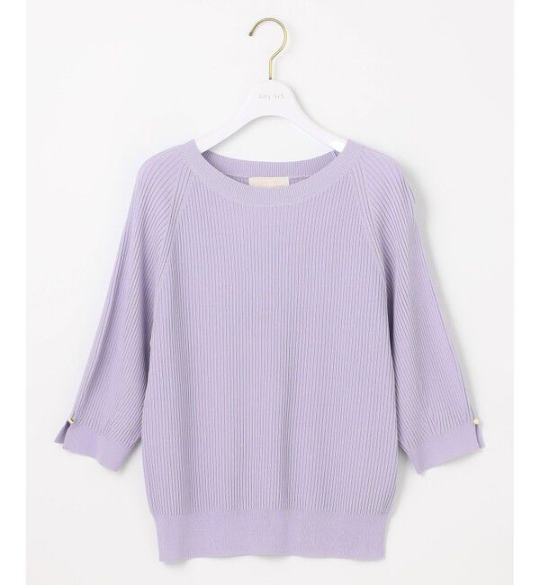 ANY SIS「【UVカット・洗える】コクーンスリーブ プルオーバー」|ニット・セーター|