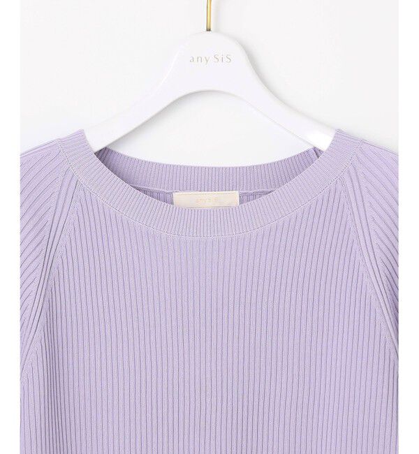 ANY SIS「【UVカット・洗える】コクーンスリーブ プルオーバー」|ニット・セーター|