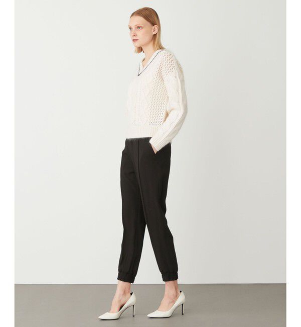 BEIGE,「【洗える・S-size】SENTIER / バックサテンジョグパンツ」|その他|