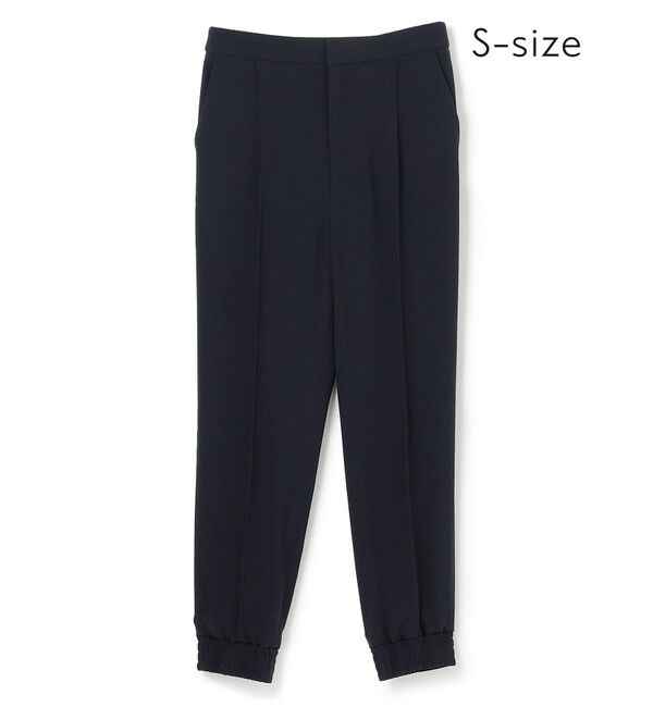 BEIGE,「【洗える・S-size】SENTIER / バックサテンジョグパンツ」|その他|Navy