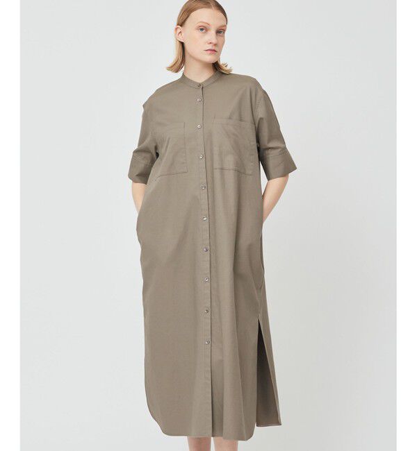 BEIGE,「PERSIMMON / シャツワンピース」|ワンピース|Slate
