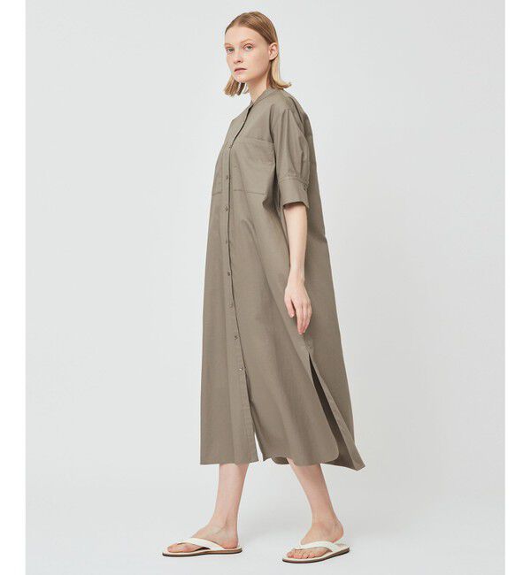BEIGE,「PERSIMMON / シャツワンピース」|ワンピース|