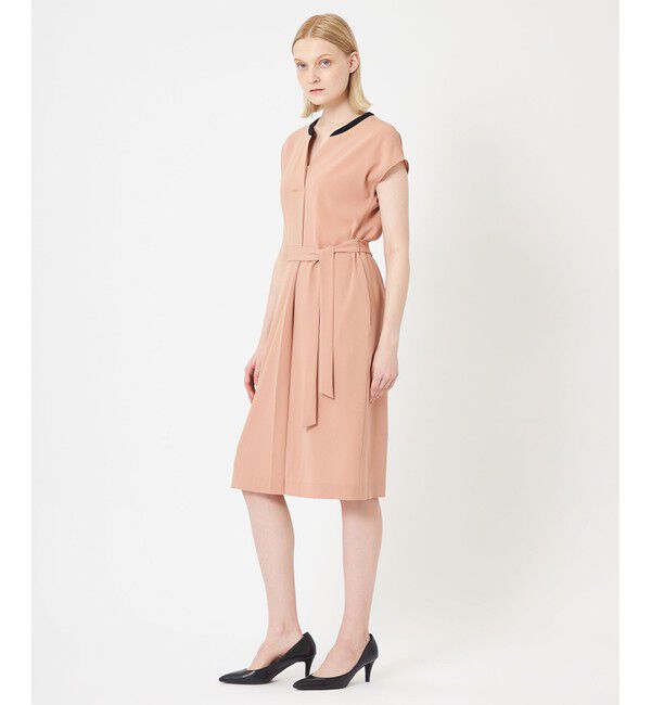 BEIGE,「【L-size】CINDY / Vネックワンピース」|ワンピース|