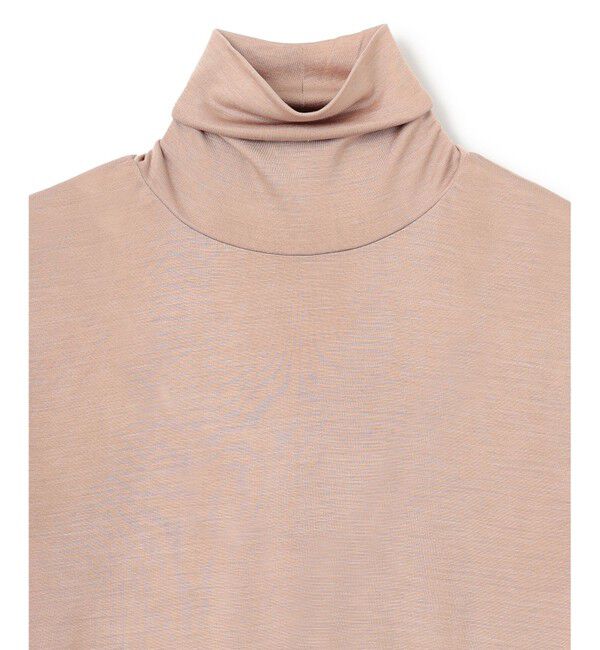 BEIGE,「Washable Silk / Hi-neck Long Sleeve T ハイネック Tシャツ」|Tシャツ・カットソー|