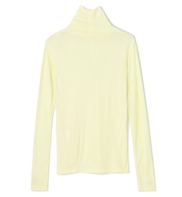 BEIGE,「Washable Silk / Hi-neck Long Sleeve T ハイネック Tシャツ」|Tシャツ・カットソー|