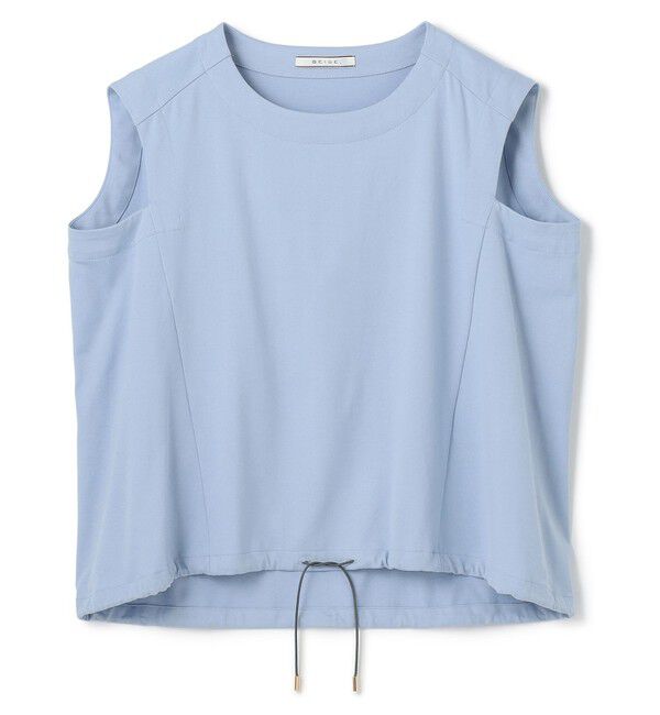 BEIGE,「【洗える】IXIA / コットンノースリーブドロストトップス」|Tシャツ・カットソー|