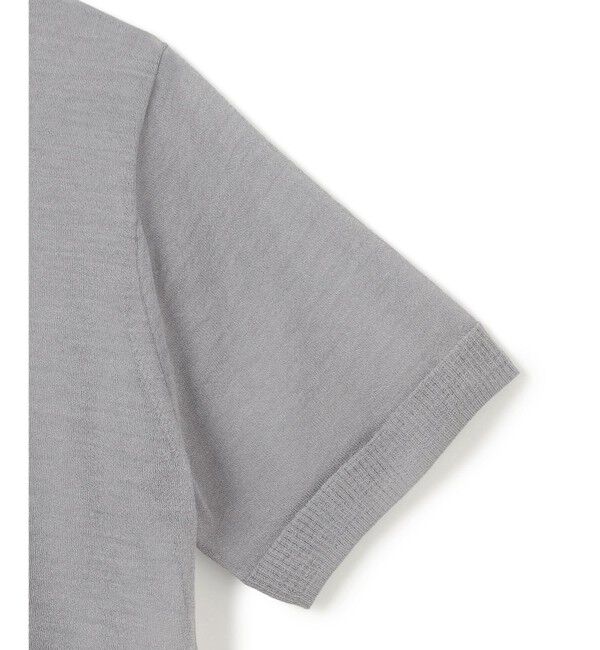 BEIGE,「【洗える・GLOW 10月号掲載】CADDO / シアーウールメッセージロゴＴニット」|ニット・セーター|