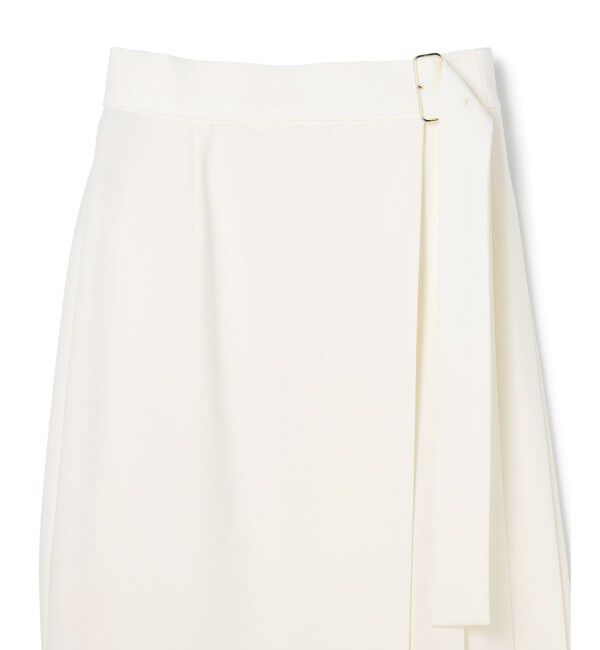 BEIGE,「【セットアップ対応・洗える・BAILA 11月号掲載】ZEPHYR / ウールライクアシンメトリープリーツスカート」|スカート|