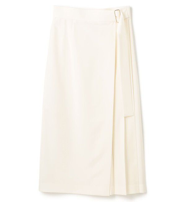 BEIGE,「【セットアップ対応・洗える・BAILA 11月号掲載】ZEPHYR / ウールライクアシンメトリープリーツスカート」|スカート|