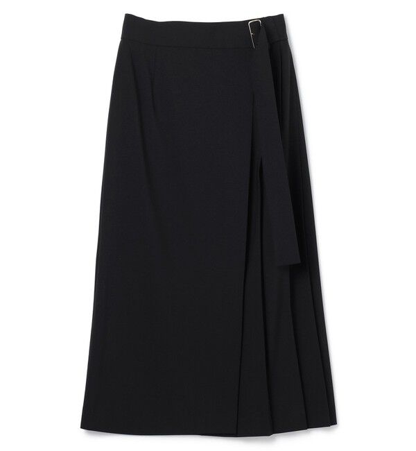 BEIGE,「【セットアップ対応・洗える・BAILA 11月号掲載】ZEPHYR / ウールライクアシンメトリープリーツスカート」|スカート|